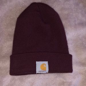 Burgundy Carhartt Beanie